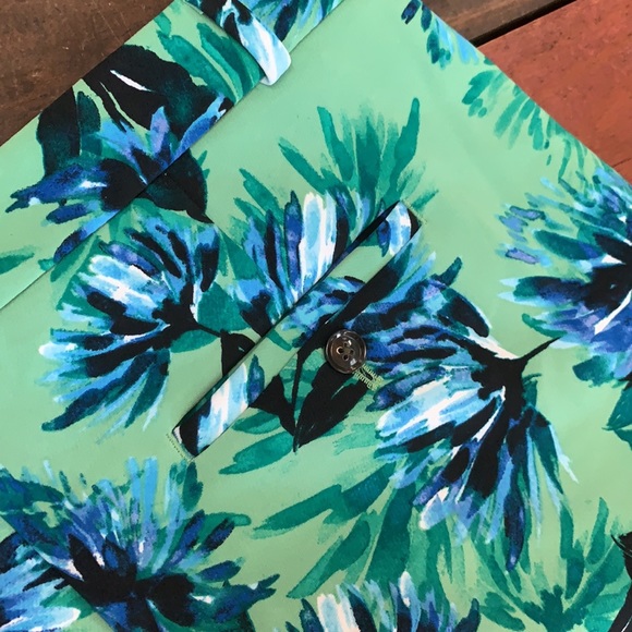 Banana Republic Green & Blue Pants 8 - Picture 7 of 13